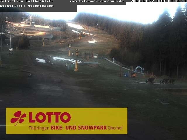 Archiv Foto Webcam Fallbachhang in Oberhof