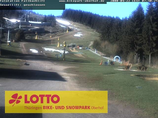 Archiv Foto Webcam Fallbachhang in Oberhof