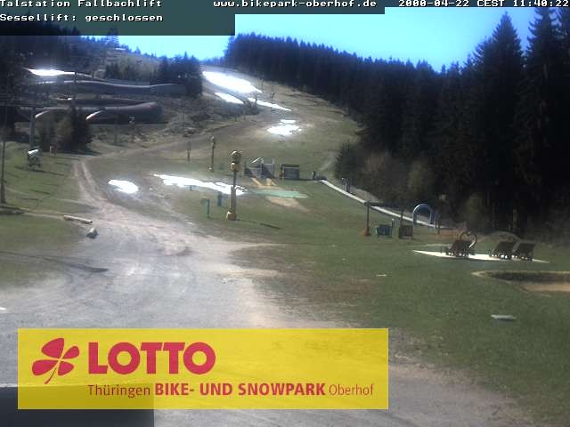 Archiv Foto Webcam Fallbachhang in Oberhof