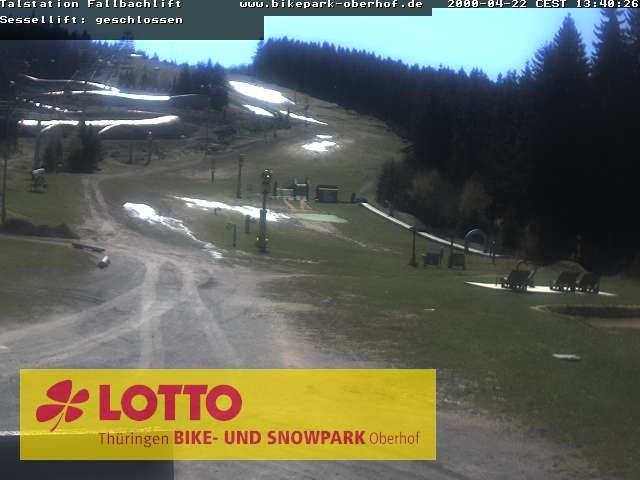 Archiv Foto Webcam Fallbachhang in Oberhof