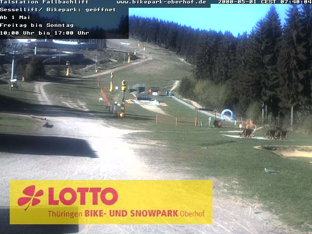 Archiv Foto Webcam Fallbachhang in Oberhof