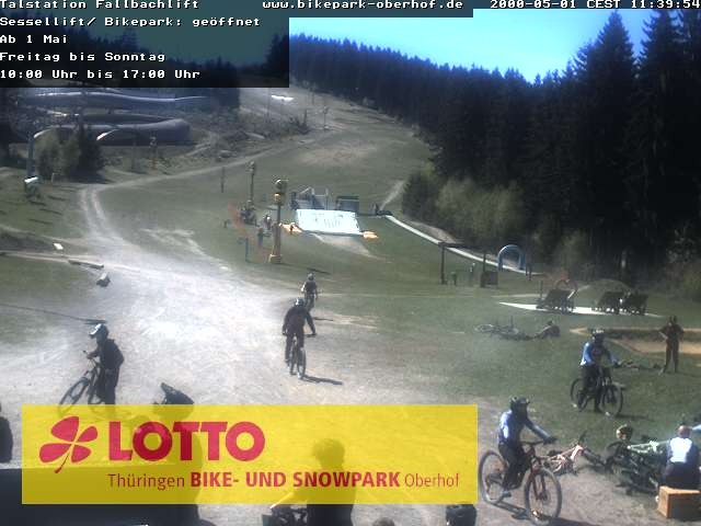 Archiv Foto Webcam Fallbachhang in Oberhof