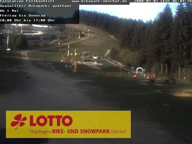 Archiv Foto Webcam Fallbachhang in Oberhof