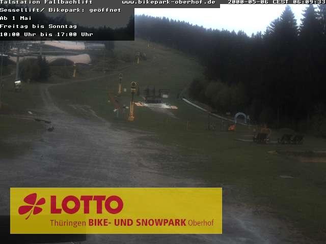 Archived image Webcam Fallbachhang in Oberhof, Thuringian Forest