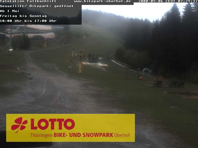 Archived image Webcam Fallbachhang in Oberhof, Thuringian Forest