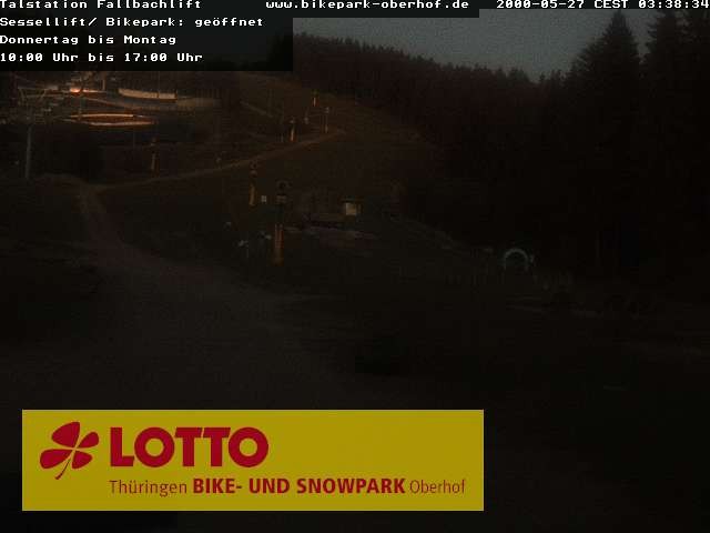 Archived image Webcam Fallbachhang in Oberhof, Thuringian Forest