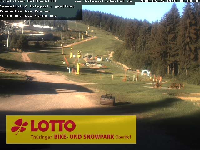 Archived image Webcam Fallbachhang in Oberhof, Thuringian Forest