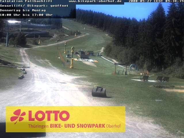 Archived image Webcam Fallbachhang in Oberhof, Thuringian Forest