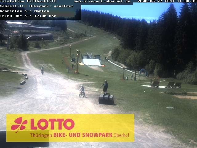 Archived image Webcam Fallbachhang in Oberhof, Thuringian Forest