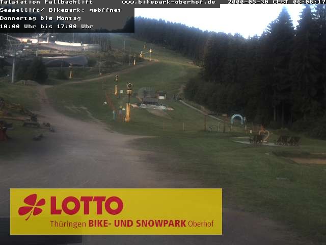 Archived image Webcam Fallbachhang in Oberhof, Thuringian Forest