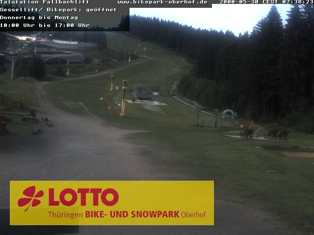 Archived image Webcam Fallbachhang in Oberhof, Thuringian Forest