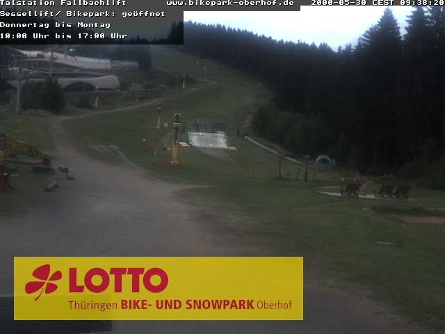 Archived image Webcam Fallbachhang in Oberhof, Thuringian Forest