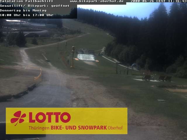 Archiv Foto Webcam Fallbachhang in Oberhof