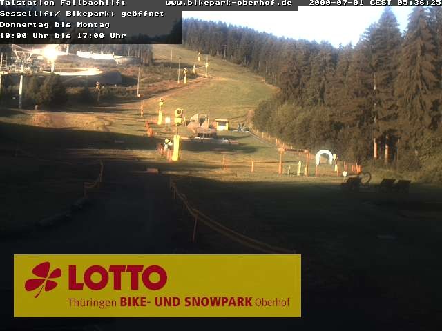 Archived image Webcam Fallbachhang in Oberhof, Thuringian Forest