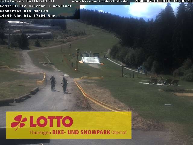Archived image Webcam Fallbachhang in Oberhof, Thuringian Forest