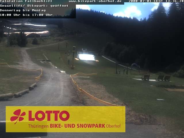 Archived image Webcam Fallbachhang in Oberhof, Thuringian Forest
