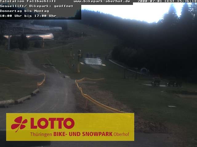Archived image Webcam Fallbachhang in Oberhof, Thuringian Forest