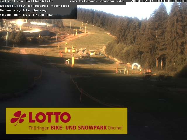 Archived image Webcam Fallbachhang in Oberhof, Thuringian Forest