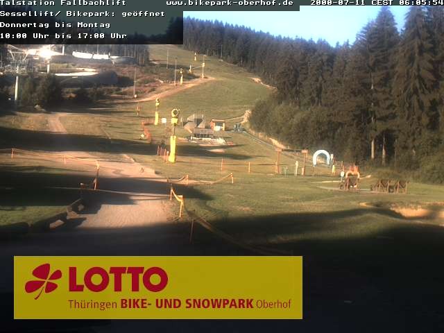 Archived image Webcam Fallbachhang in Oberhof, Thuringian Forest
