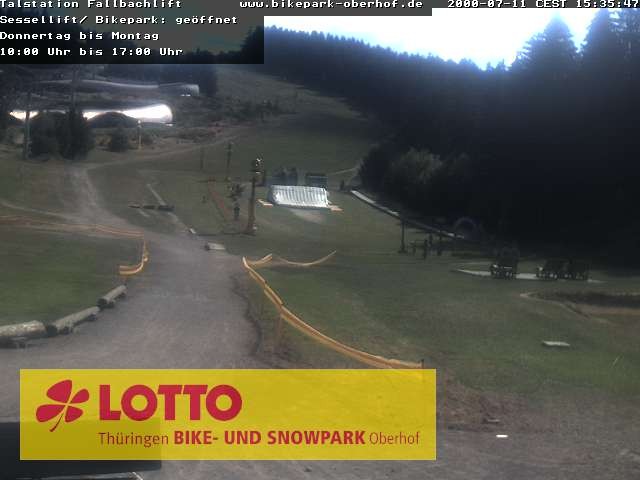 Archived image Webcam Fallbachhang in Oberhof, Thuringian Forest