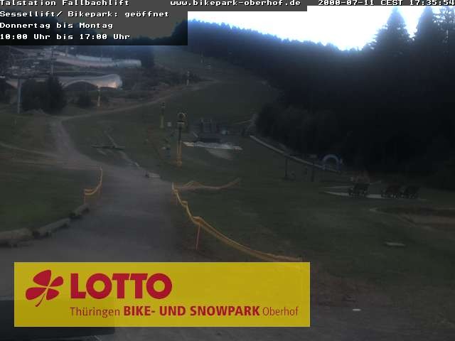 Archived image Webcam Fallbachhang in Oberhof, Thuringian Forest
