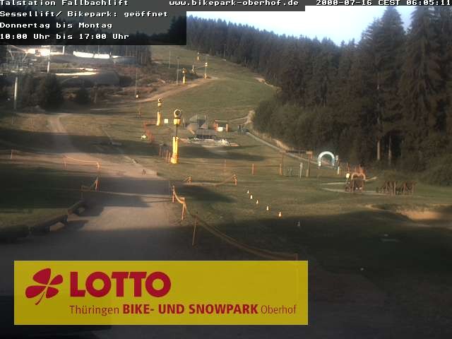 Archived image Webcam Fallbachhang in Oberhof, Thuringian Forest