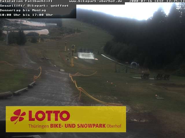 Archived image Webcam Fallbachhang in Oberhof, Thuringian Forest
