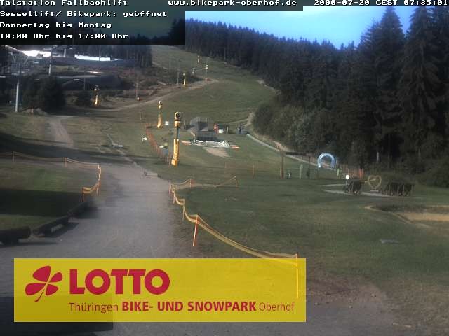 Archiv Foto Webcam Fallbachhang in Oberhof