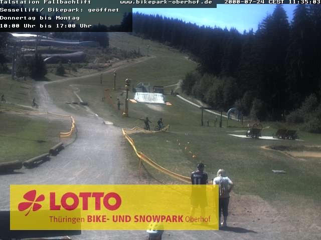 Archiv Foto Webcam Fallbachhang in Oberhof