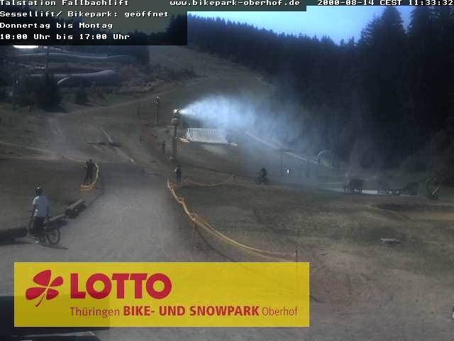 Archiv Foto Webcam Fallbachhang in Oberhof