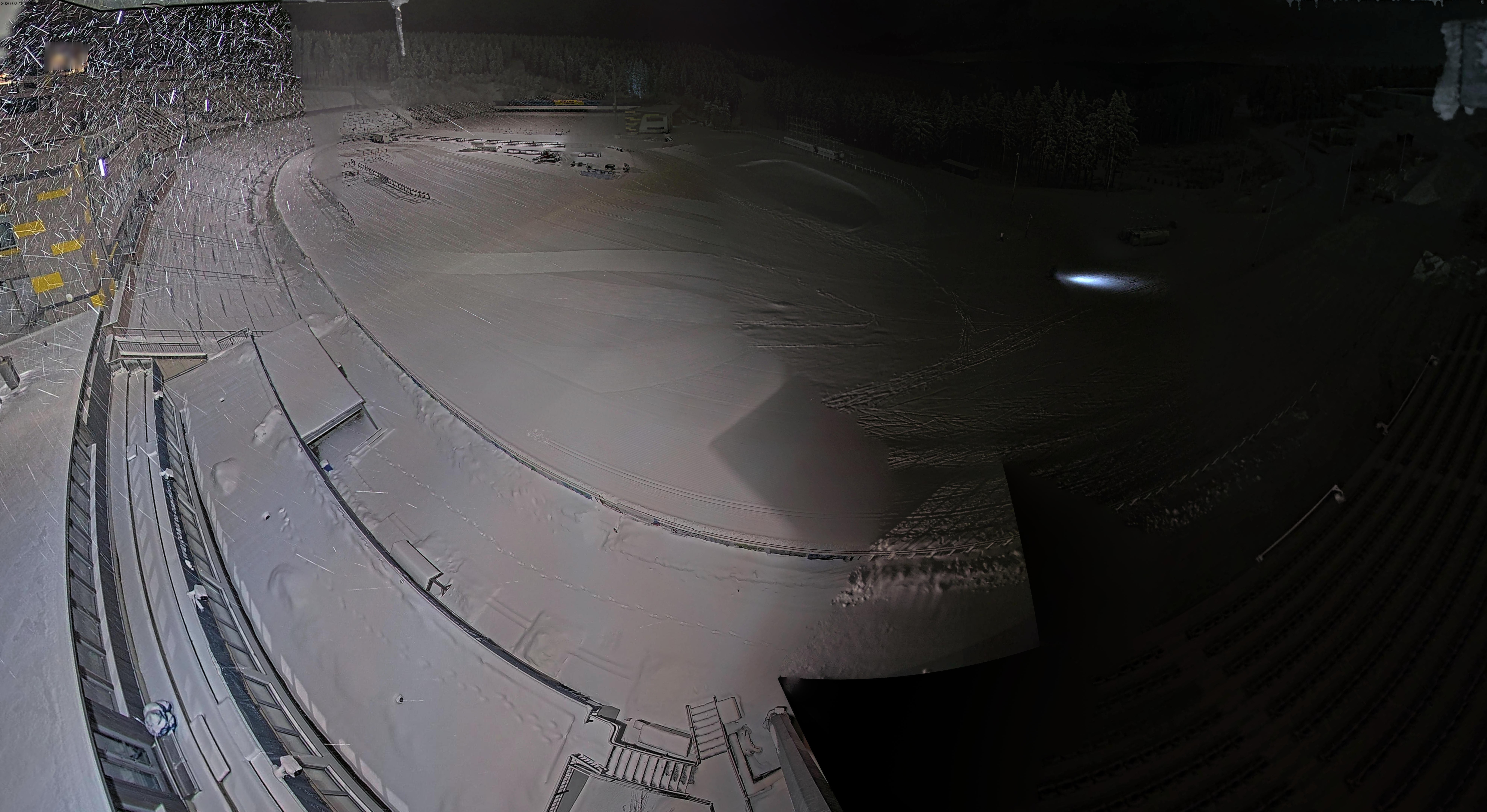 Archiv Foto Webcam Oberhof: Blick ins Biathlonstadion