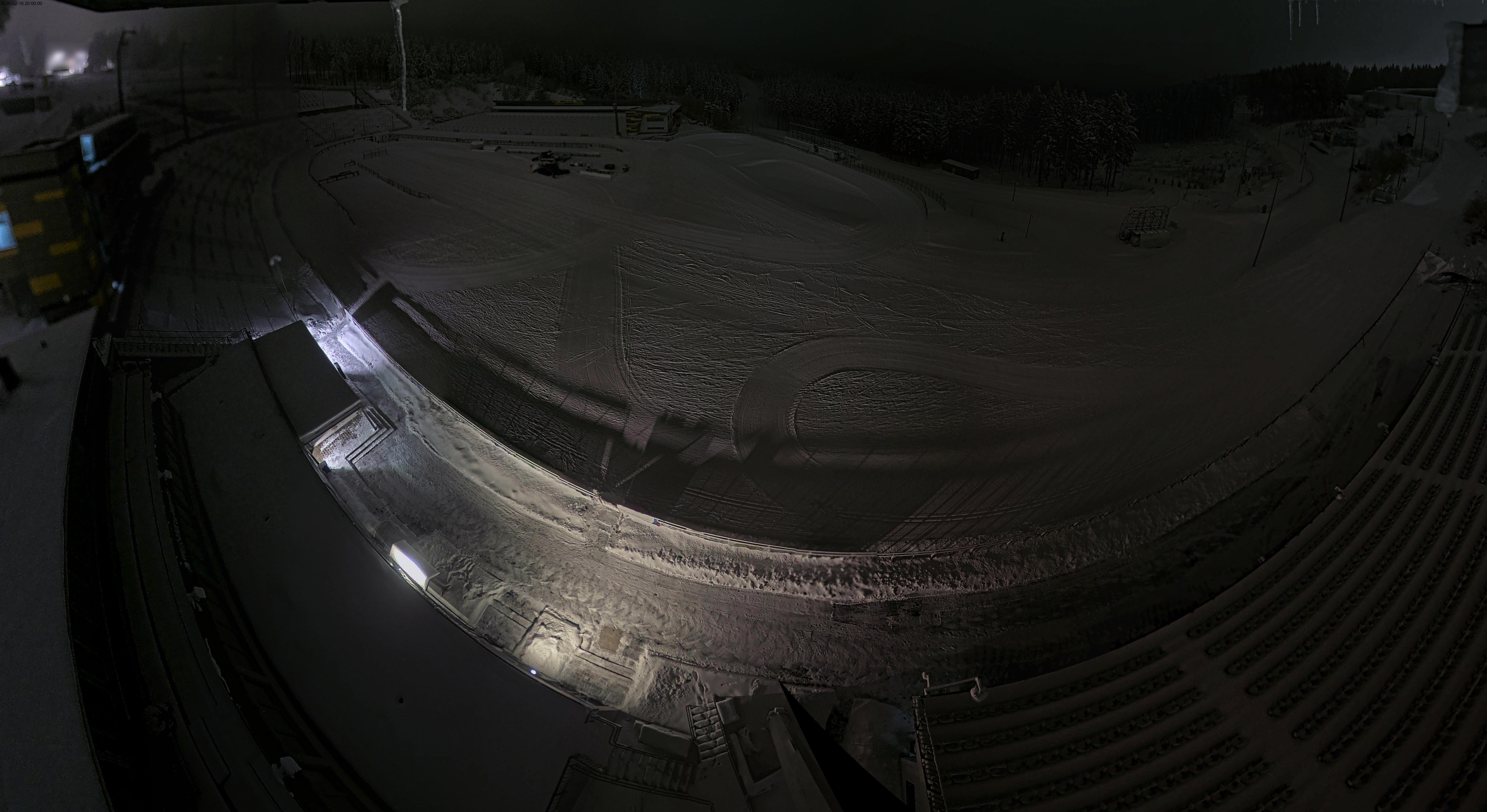 Archiv Foto Webcam Oberhof: Blick ins Biathlonstadion
