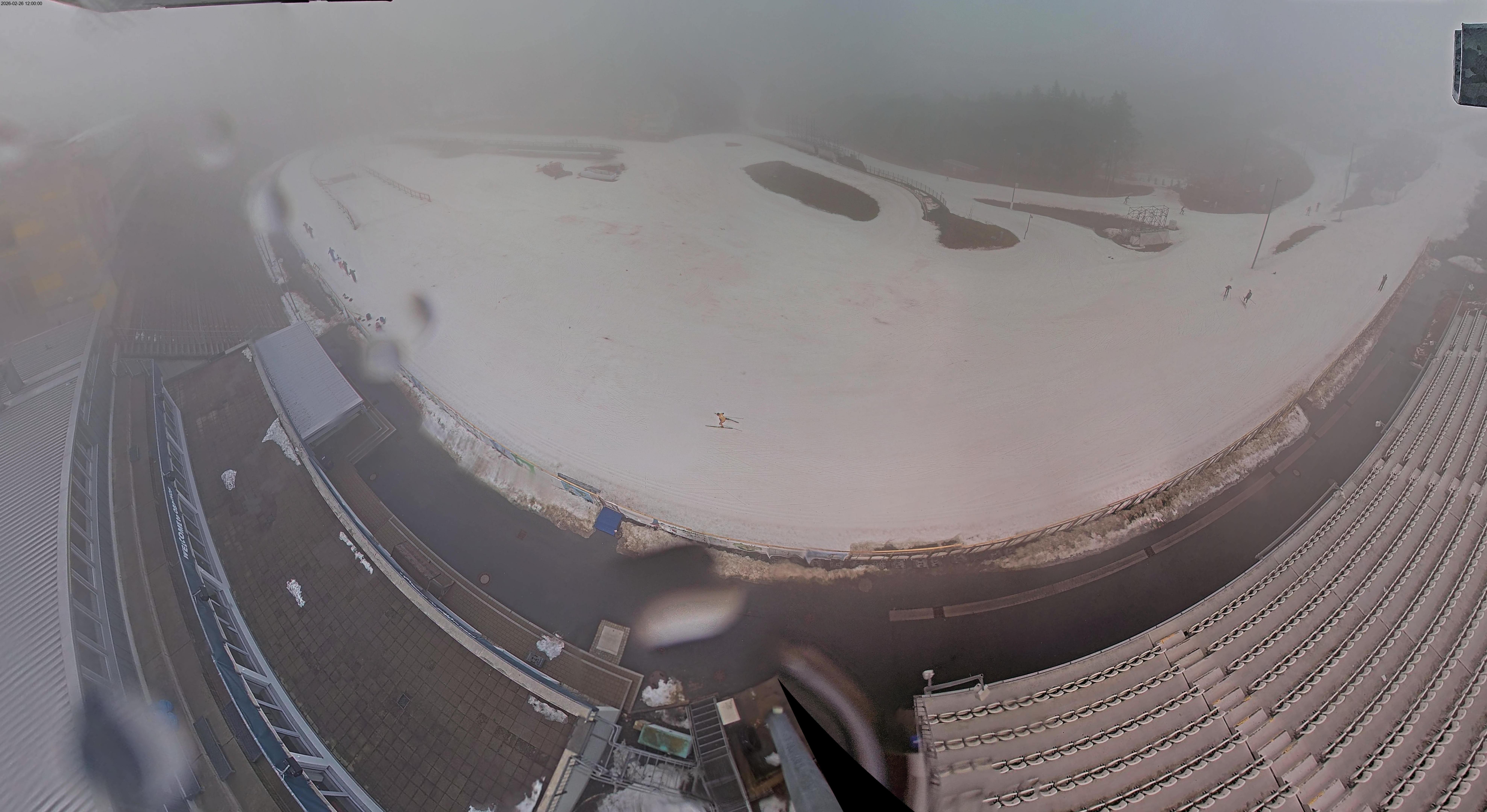 Archiv Foto Webcam Oberhof: Blick ins Biathlonstadion