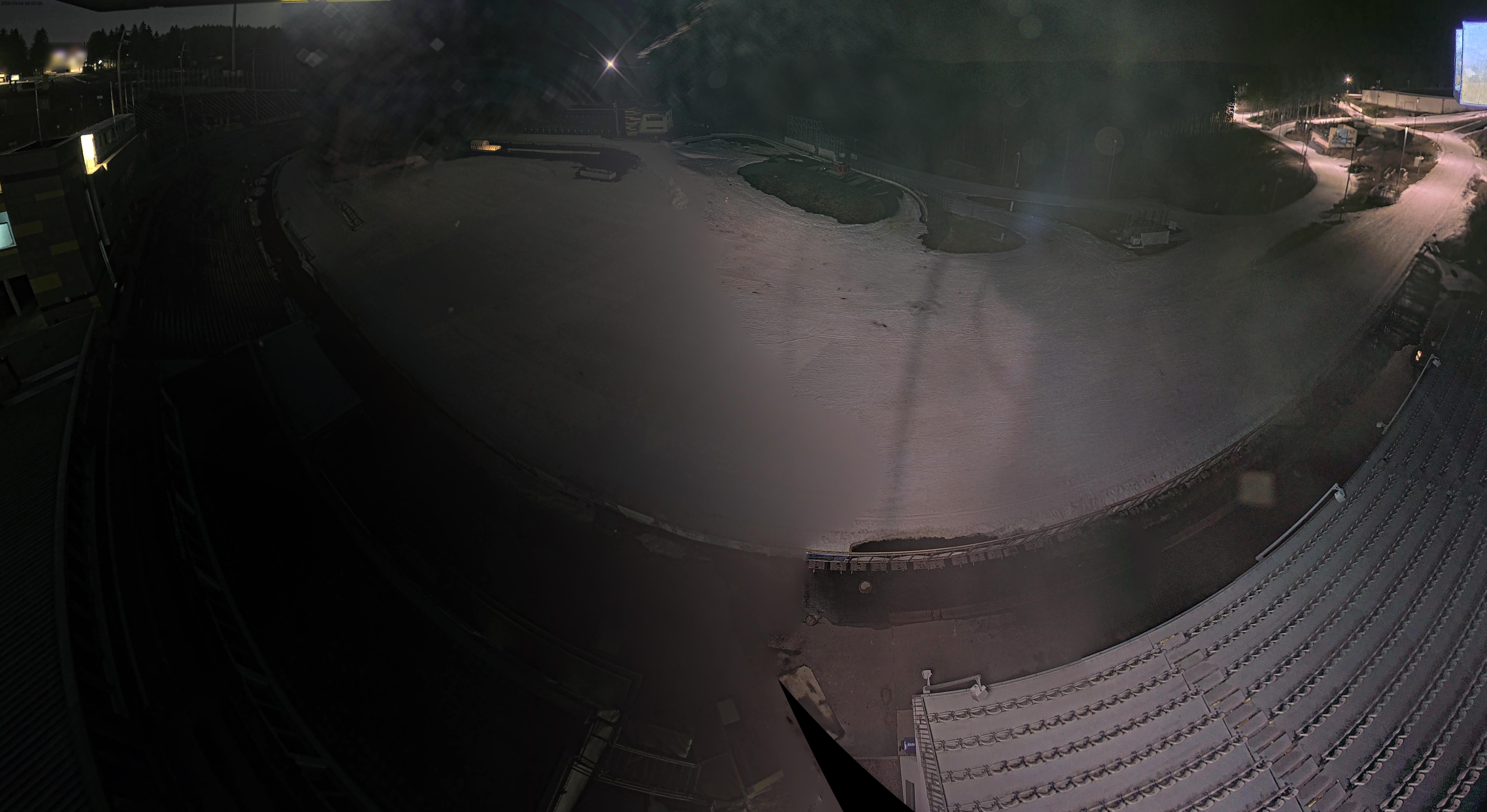 Archiv Foto Webcam Oberhof: Blick ins Biathlonstadion