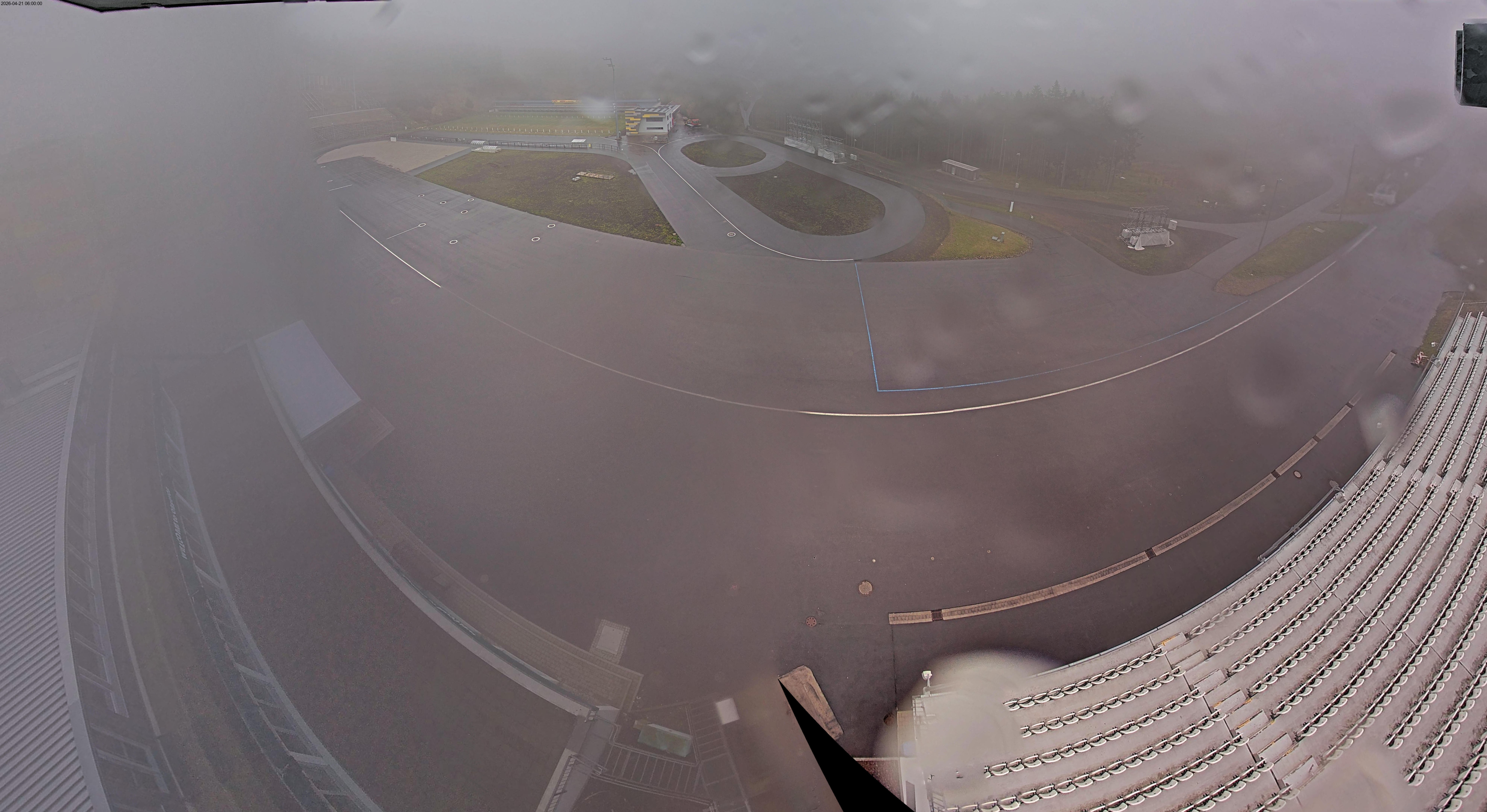 Archiv Foto Webcam Oberhof: Blick ins Biathlonstadion
