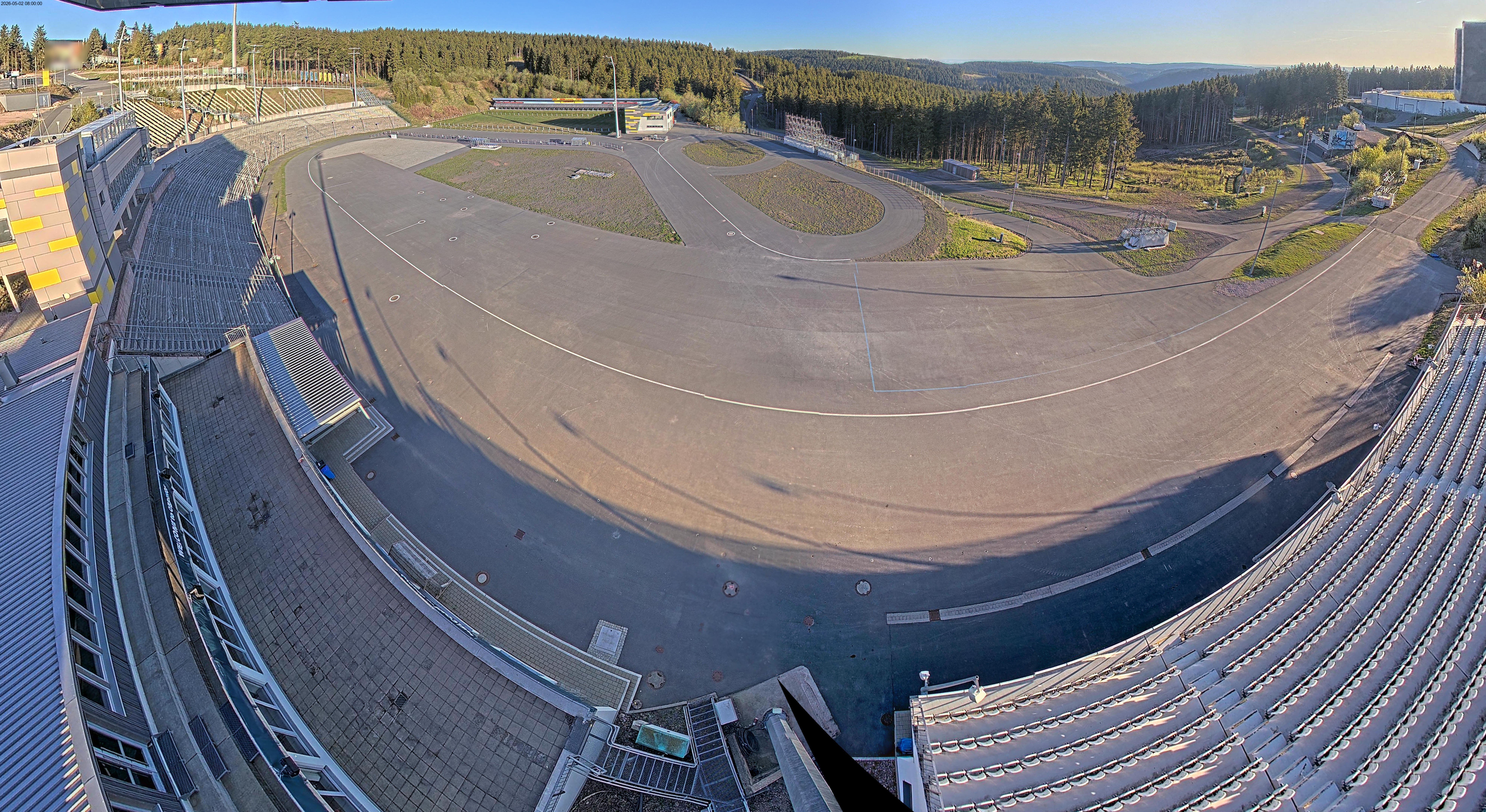 Archiv Foto Webcam Oberhof: Blick ins Biathlonstadion