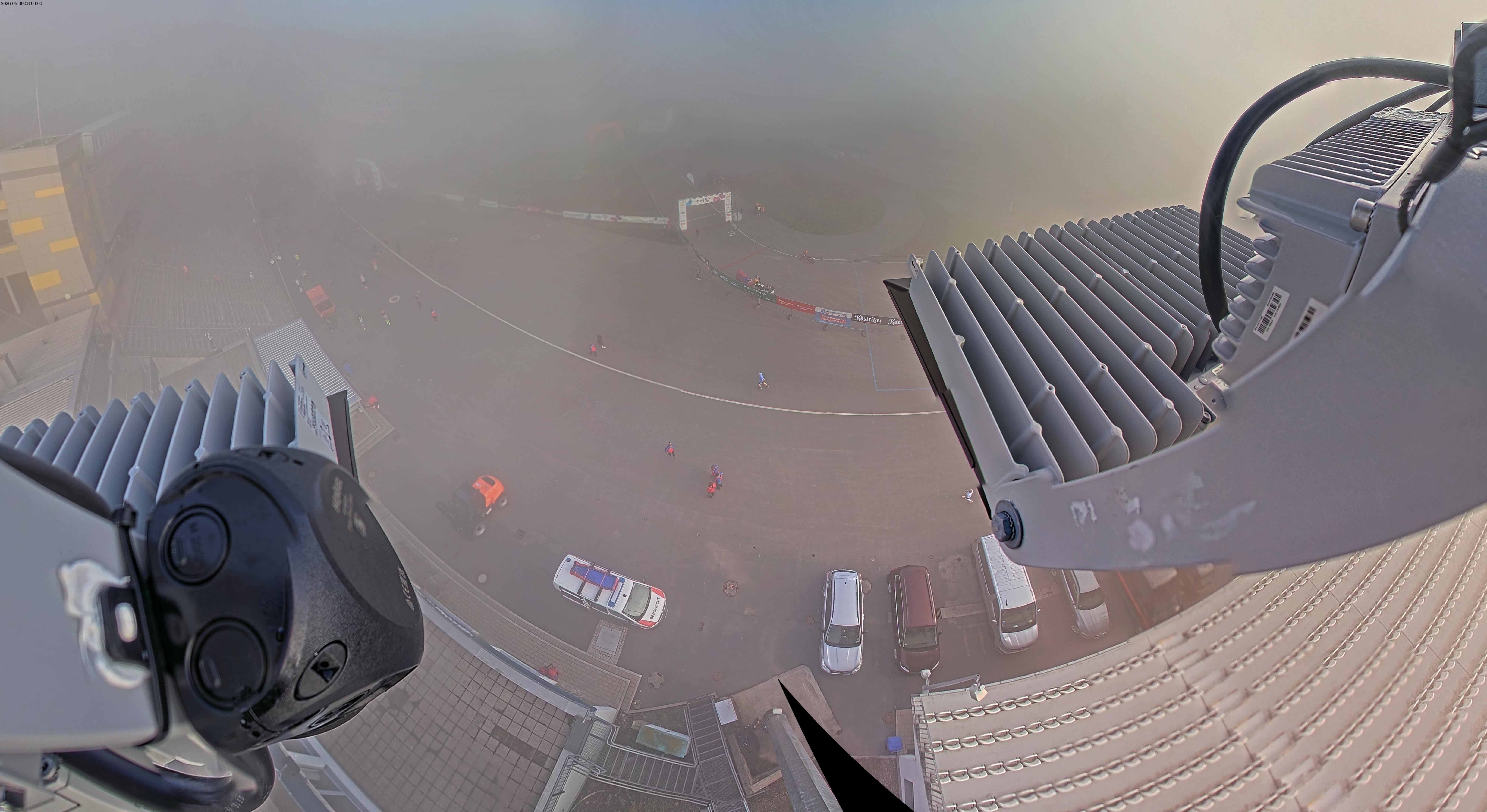 Archived image Webcam Oberhof: View Biathlon Stadium