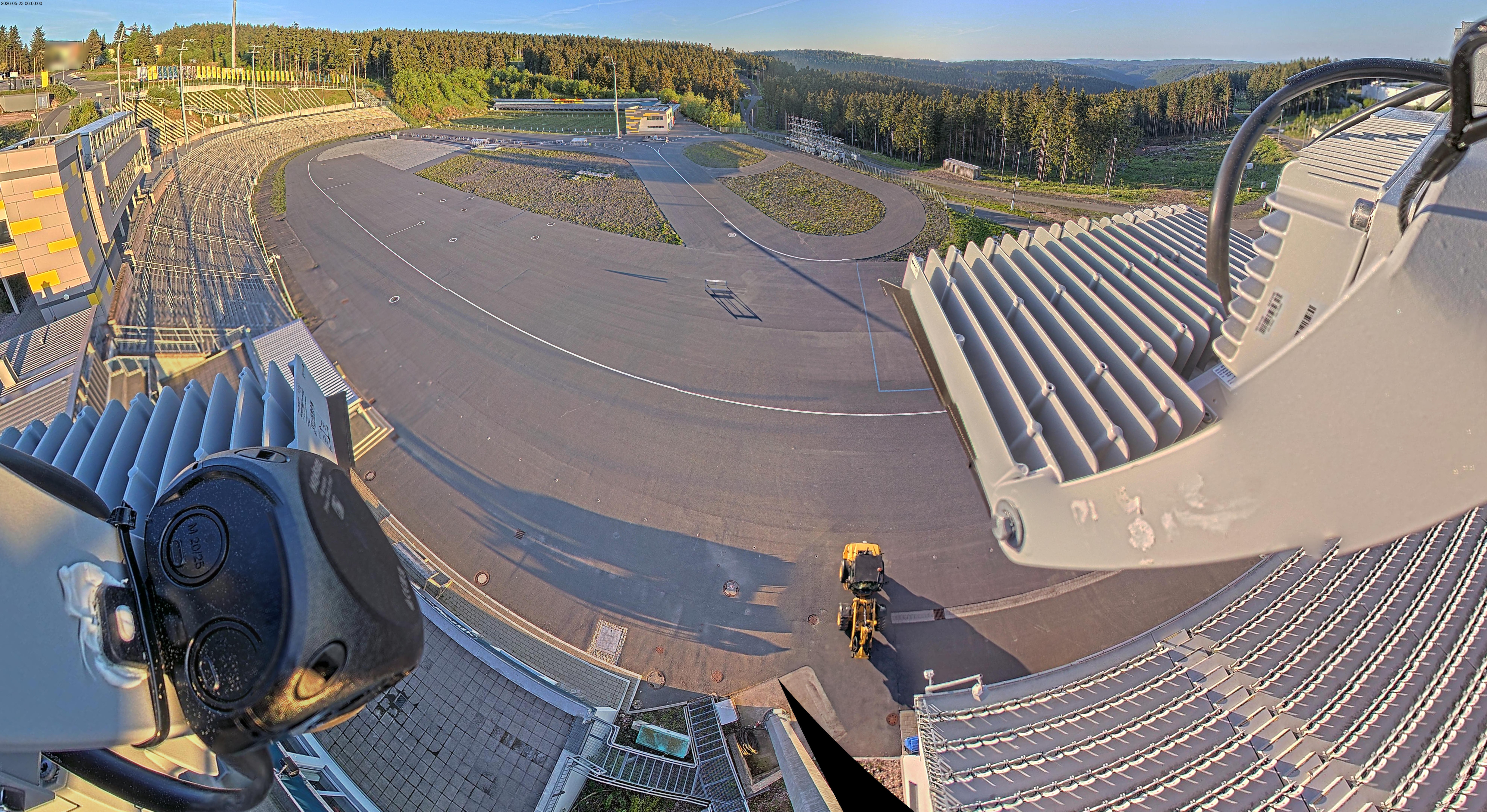 Archiv Foto Webcam Oberhof: Blick ins Biathlonstadion