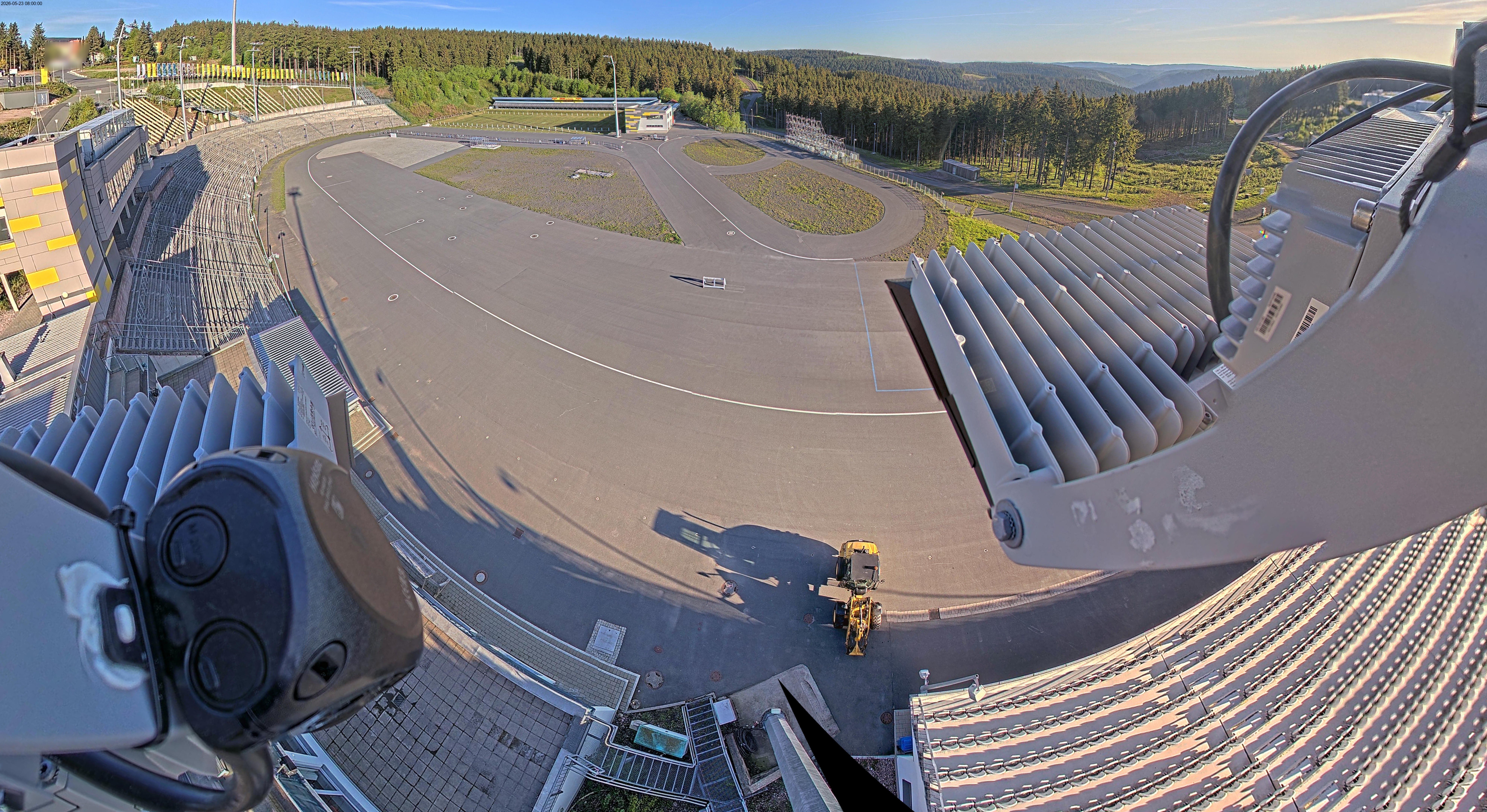 Archiv Foto Webcam Oberhof: Blick ins Biathlonstadion