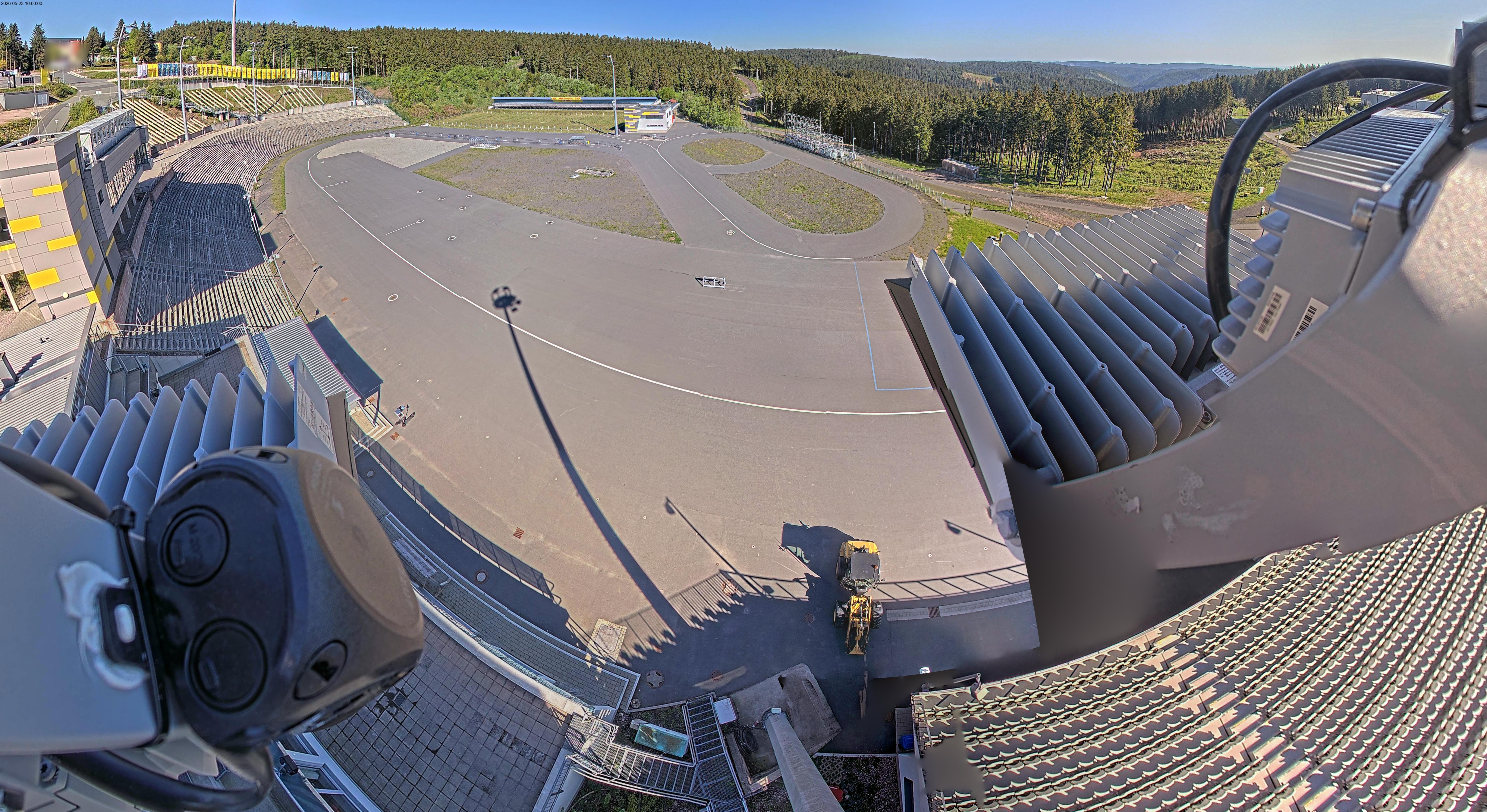 Archiv Foto Webcam Oberhof: Blick ins Biathlonstadion