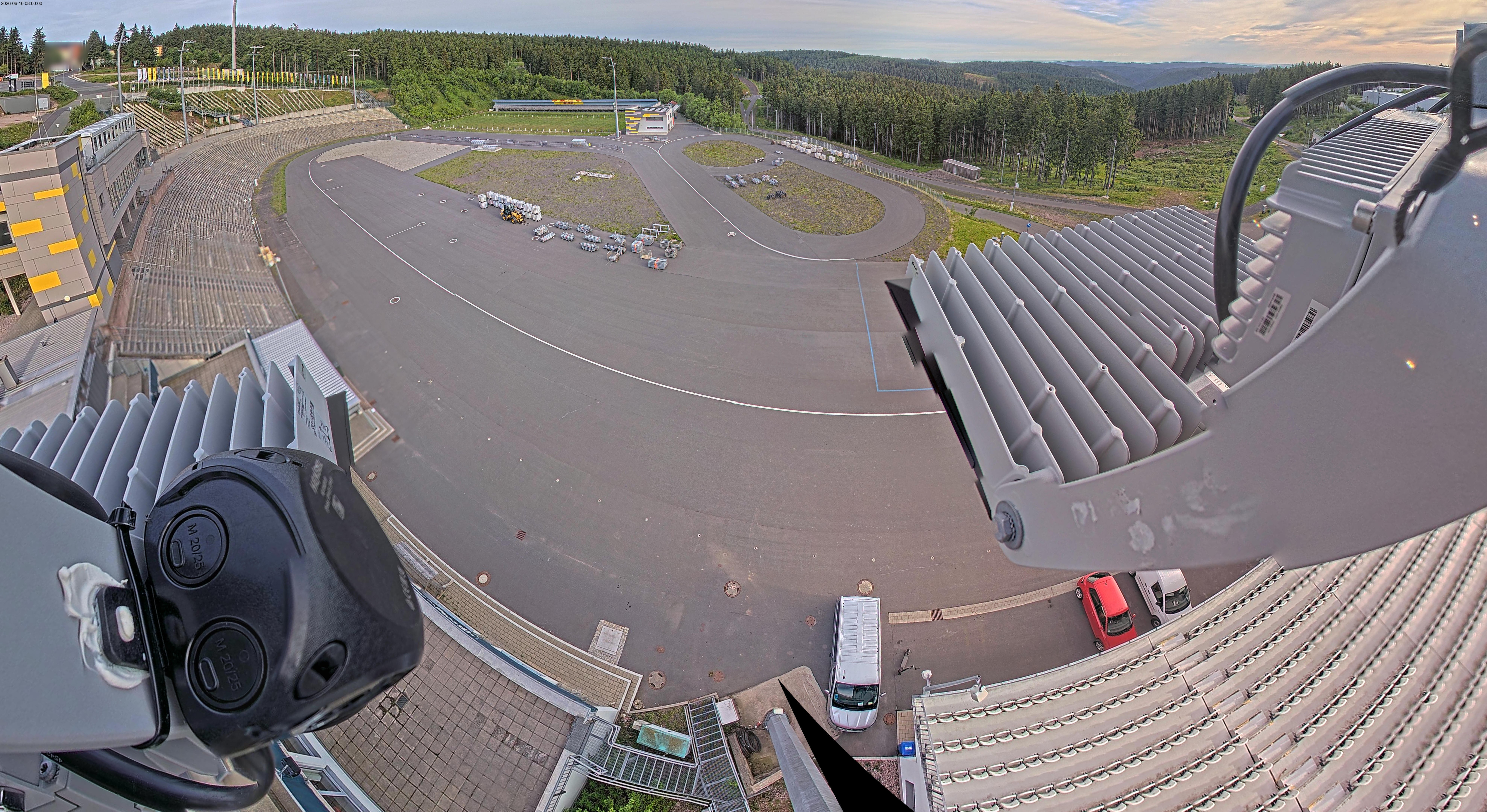Archiv Foto Webcam Oberhof: Blick ins Biathlonstadion