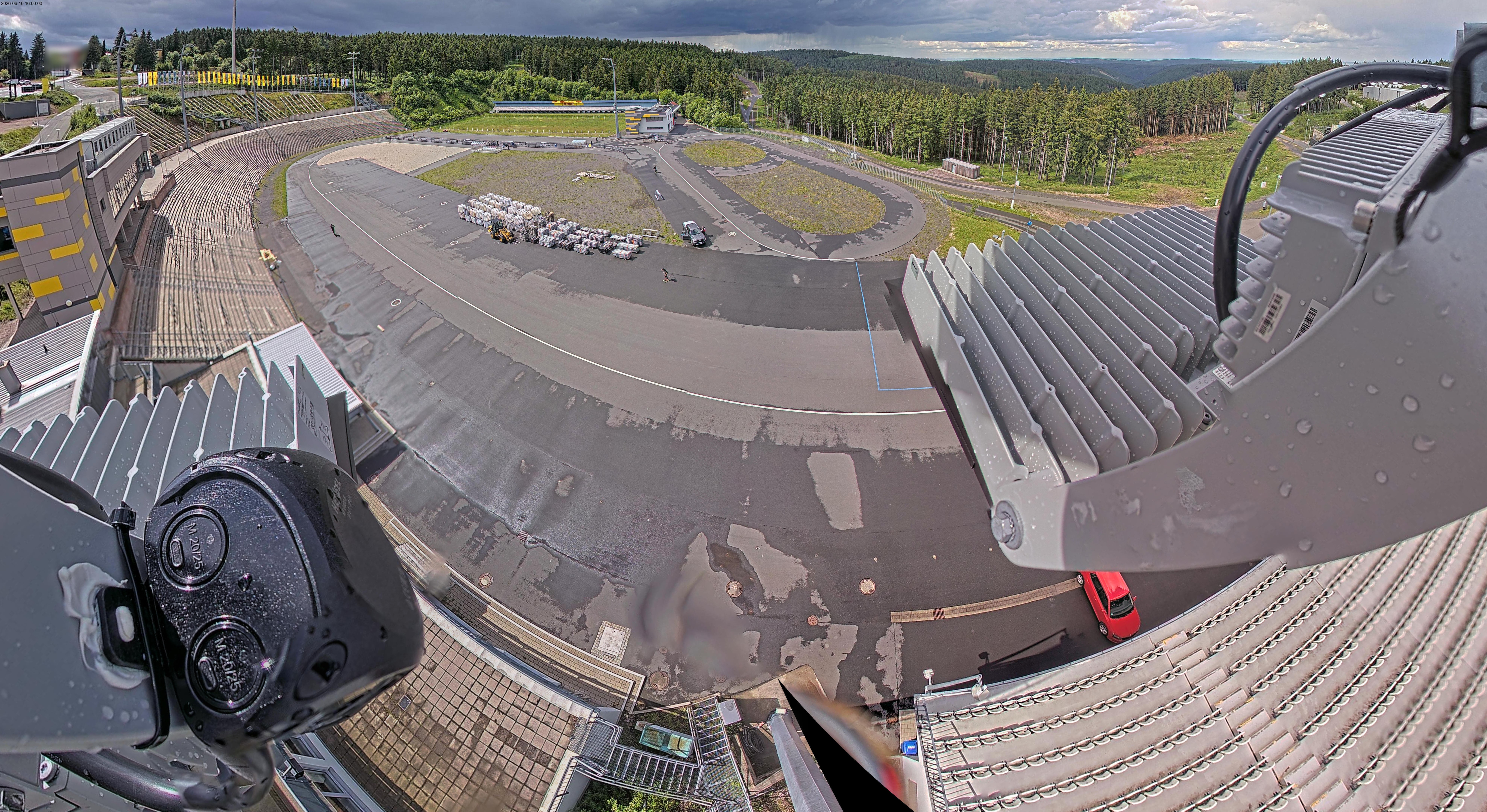 Archiv Foto Webcam Oberhof: Blick ins Biathlonstadion