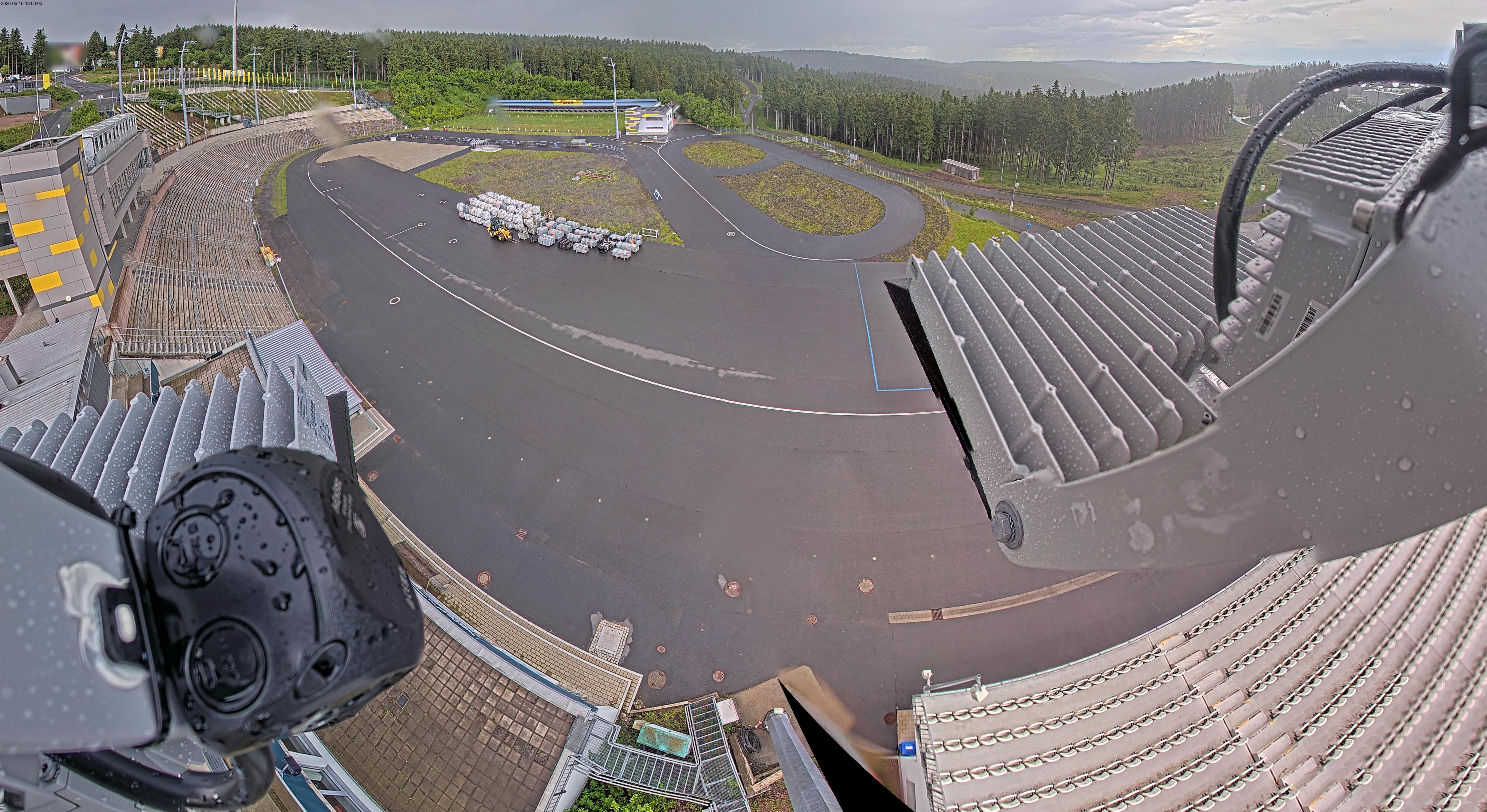 Archiv Foto Webcam Oberhof: Blick ins Biathlonstadion