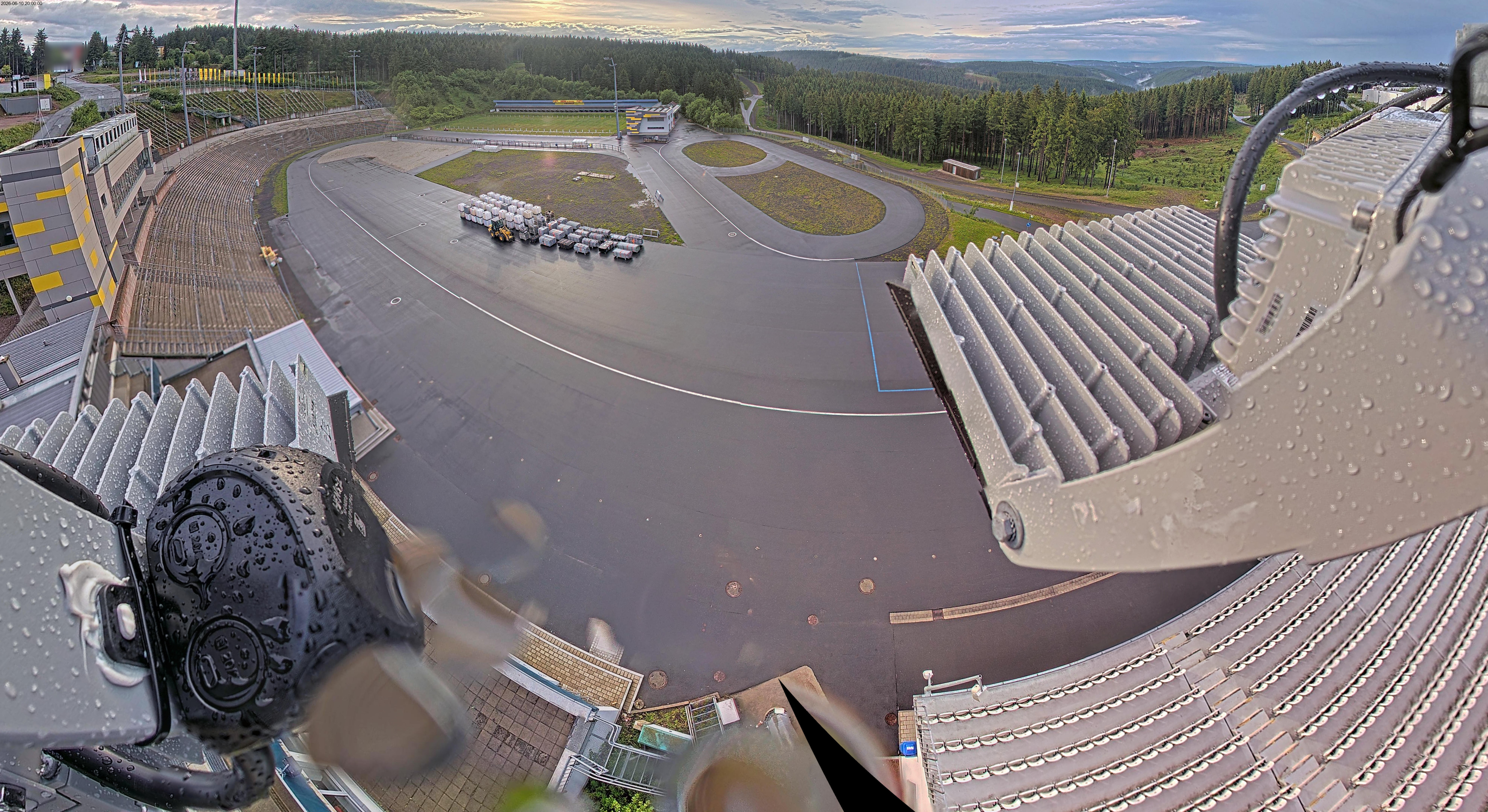 Archiv Foto Webcam Oberhof: Blick ins Biathlonstadion
