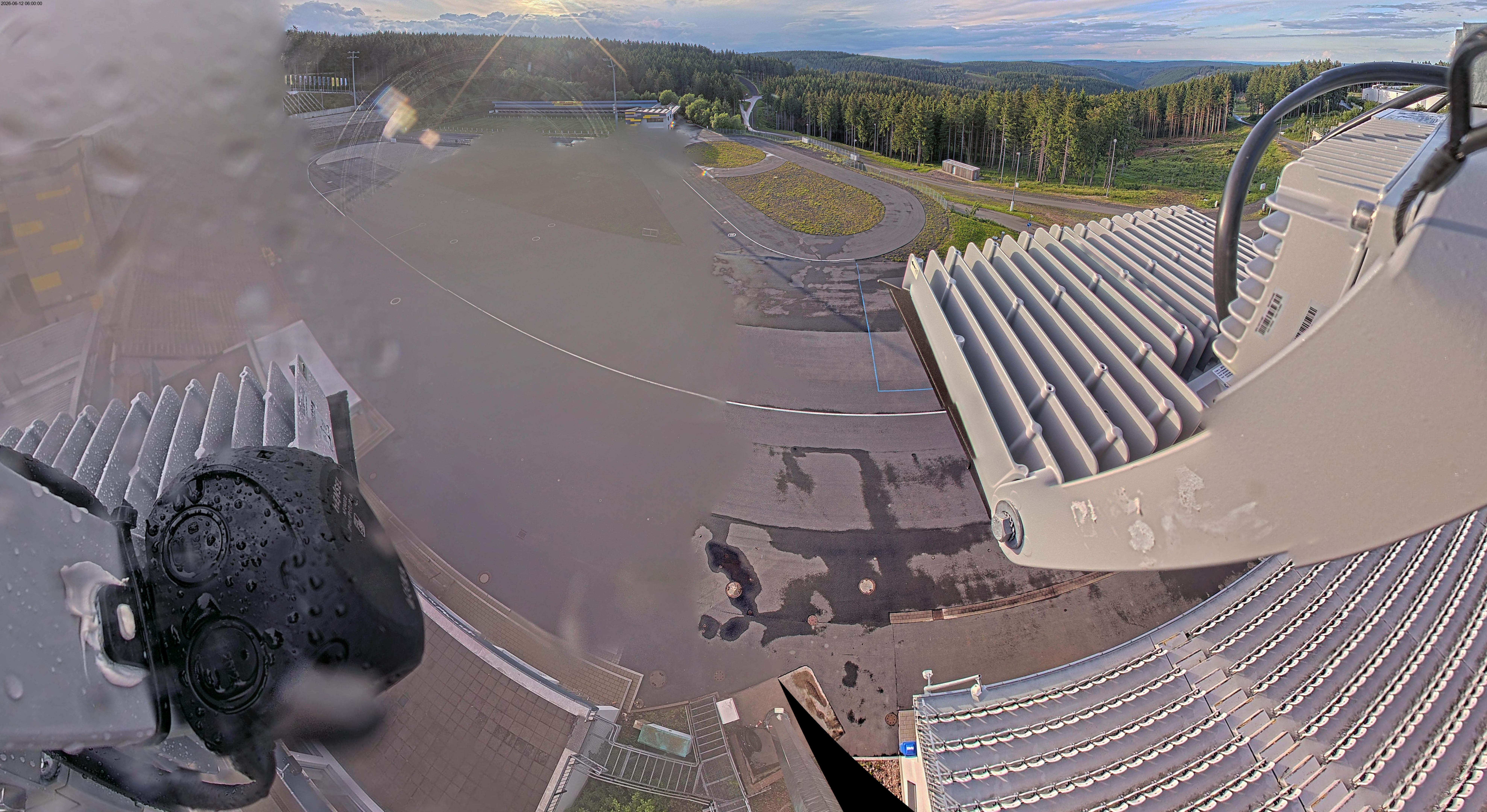 Archiv Foto Webcam Oberhof: Blick ins Biathlonstadion