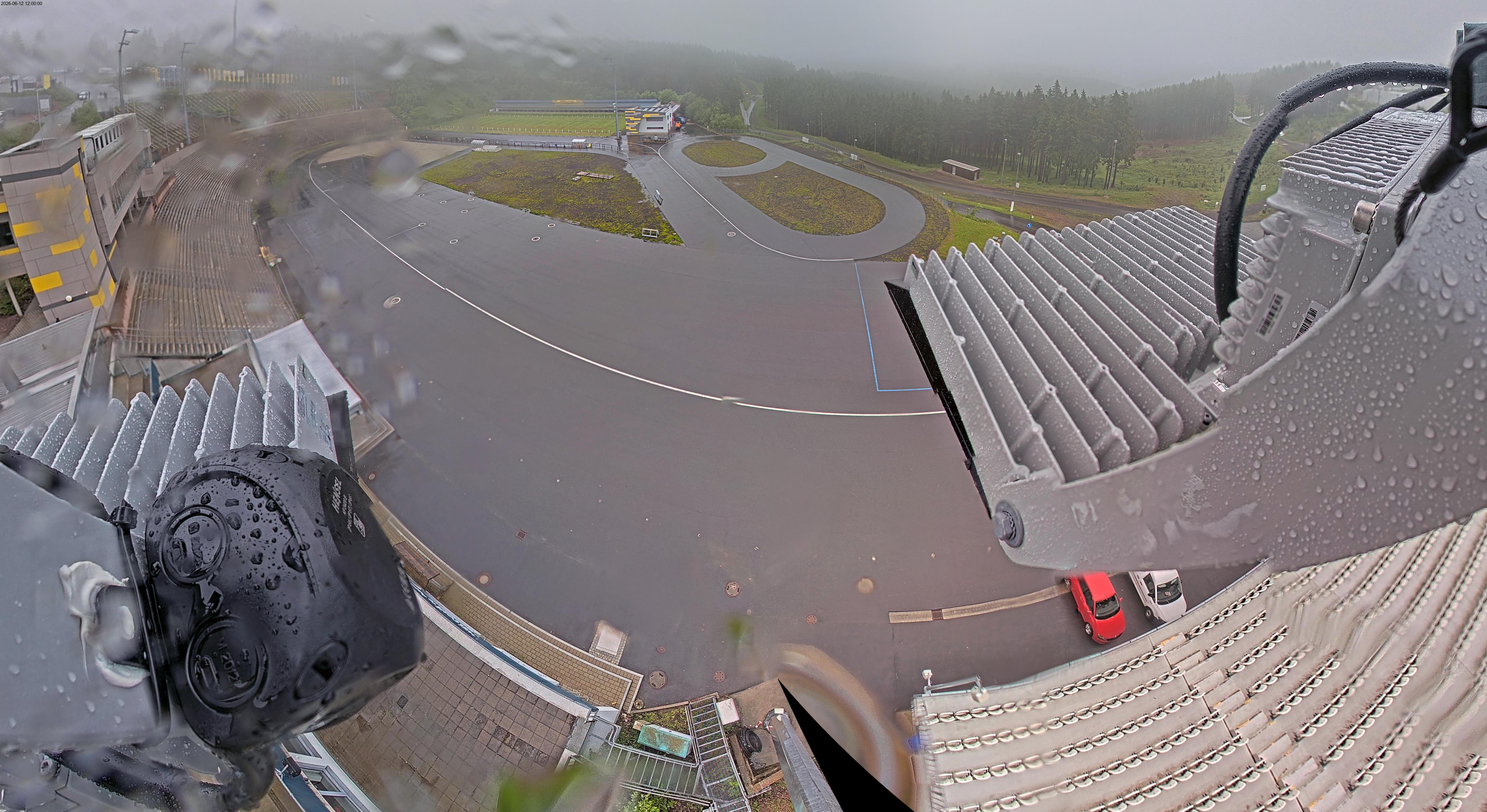 Archiv Foto Webcam Oberhof: Blick ins Biathlonstadion