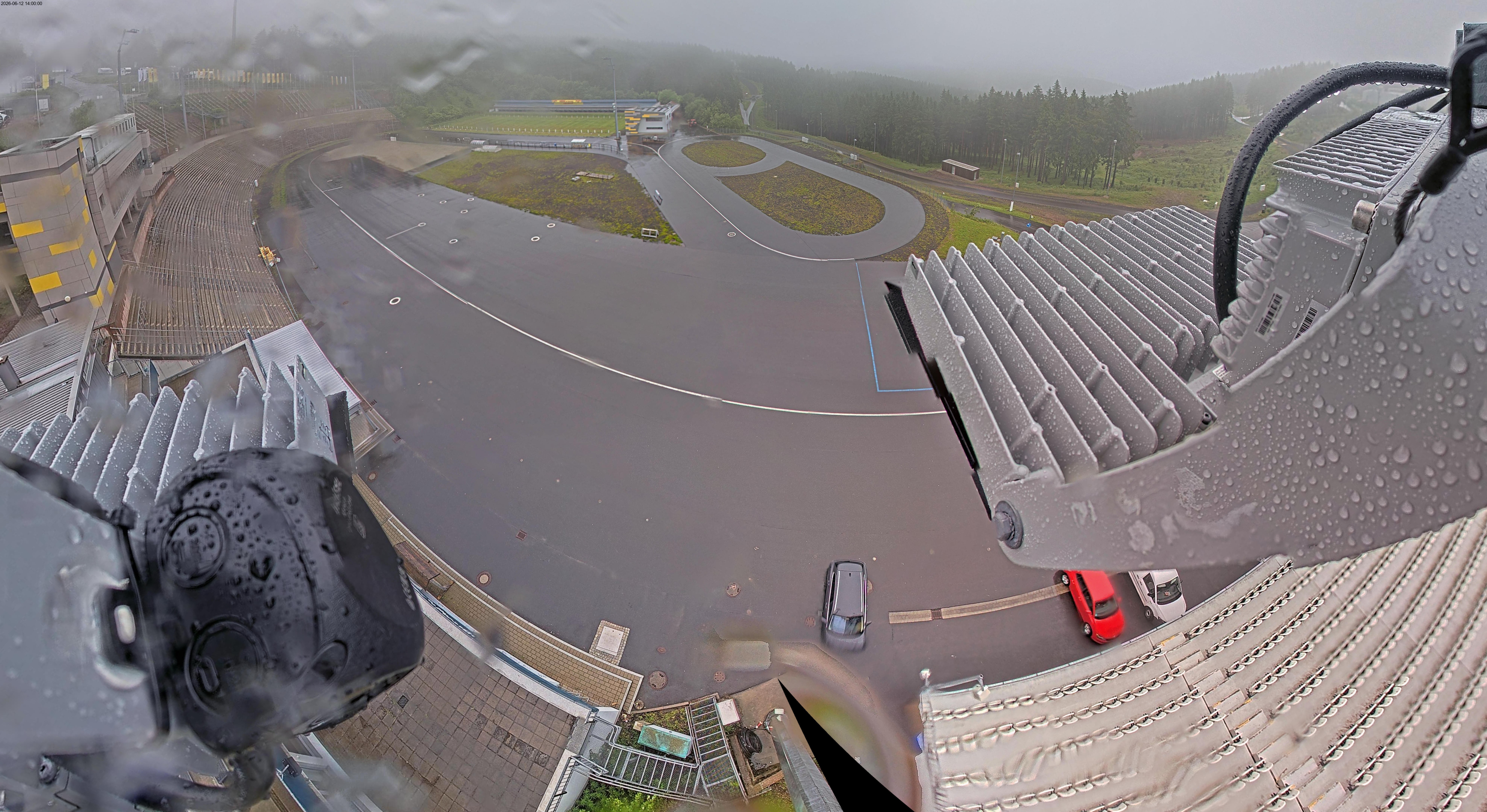 Archiv Foto Webcam Oberhof: Blick ins Biathlonstadion