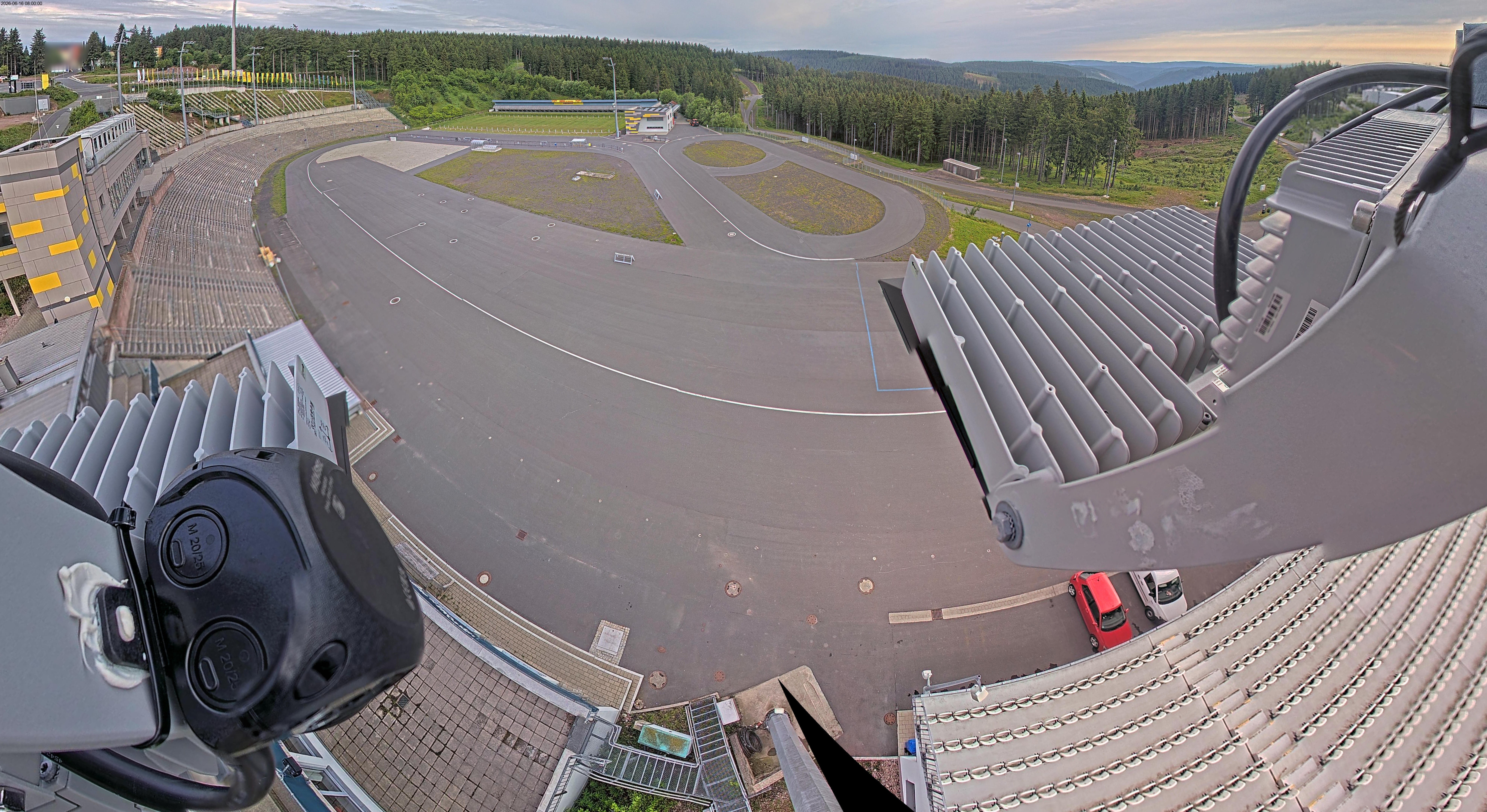 Archiv Foto Webcam Oberhof: Blick ins Biathlonstadion