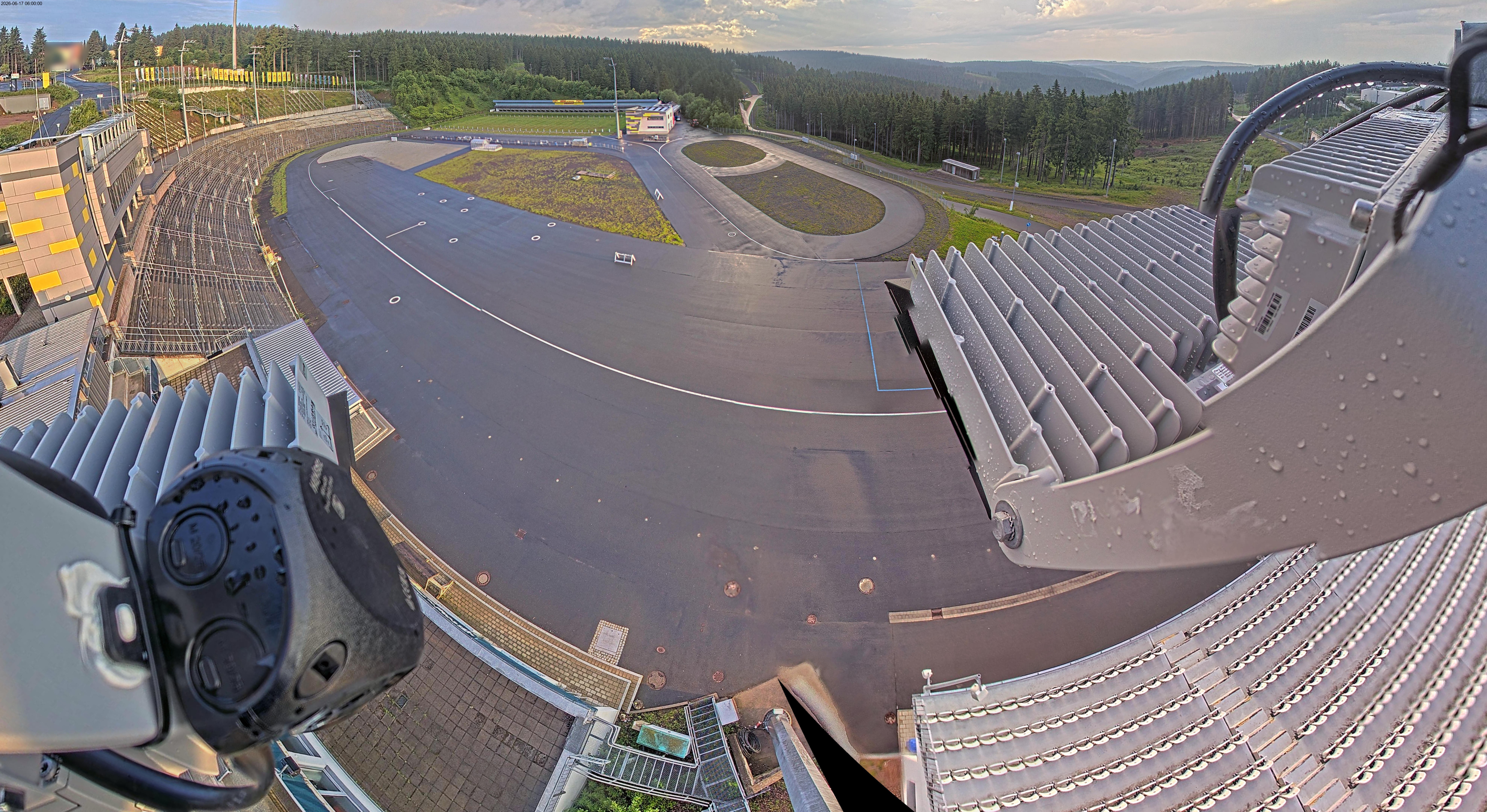 Archiv Foto Webcam Oberhof: Blick ins Biathlonstadion