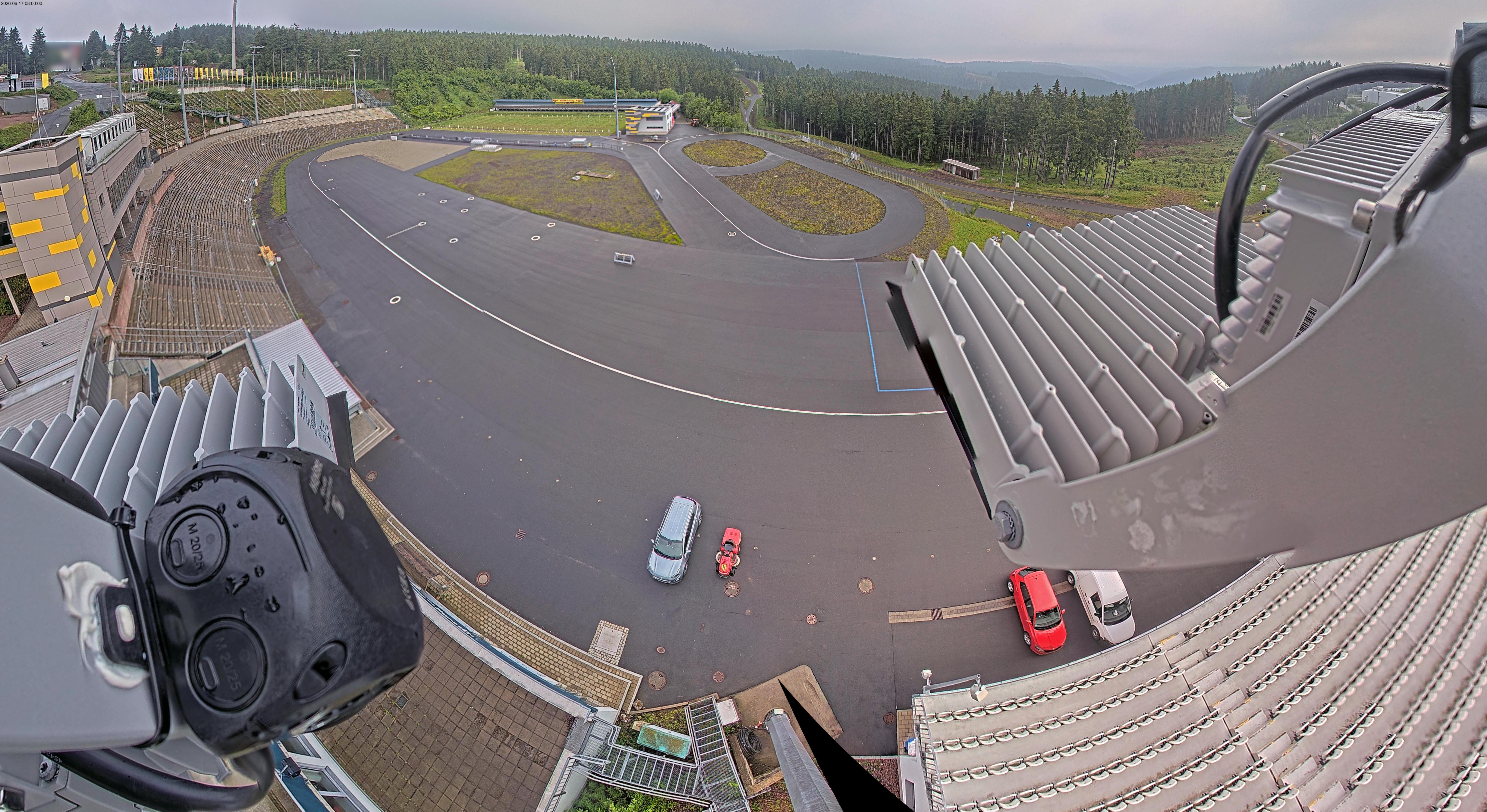 Archiv Foto Webcam Oberhof: Blick ins Biathlonstadion
